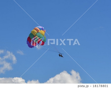 サイパン・マニャガハ島ののパラセイル サイパン・マニャガハ島ののパラセイル 18178801