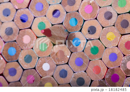 Color pencils background. close up of pencil color Color pencils background. close up of pencil color 18182485