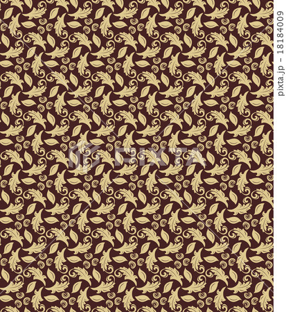 Floral Fine Seamless Vector Pattern 18184009