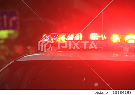 緊急車両・パトライトのイメージ写真 18184193
