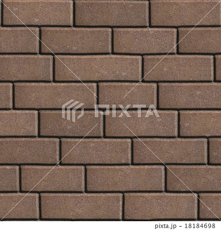 Concrete Slabs Brown in the Form Rectangles of 18184698