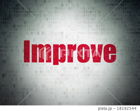Finance concept: Improve on Digital Paper 18192544