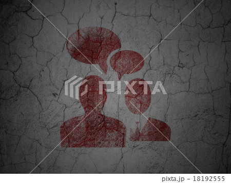 Finance concept: Business Meeting on grunge wall 18192555