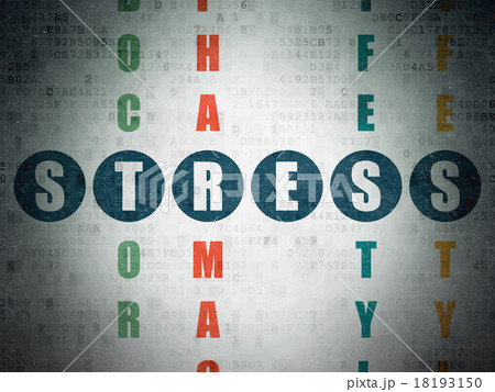 Medicine concept: Stress in Crossword Puzzle Medicine concept: Stress in Crossword Puzzle 18193150