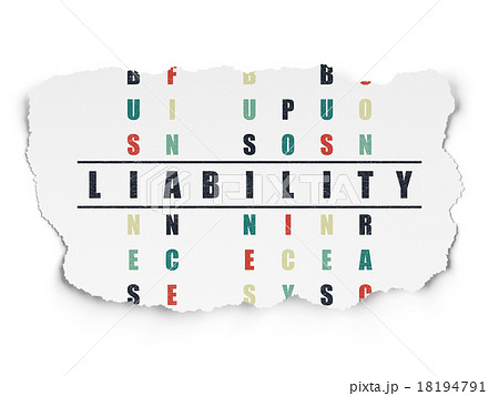 Insurance concept: Liability in Crossword Puzzle 18194791