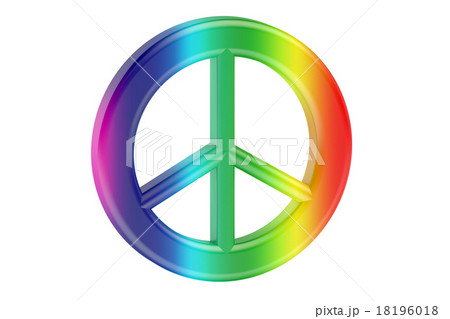Colored Peace Symbol - Pacifism 18196018