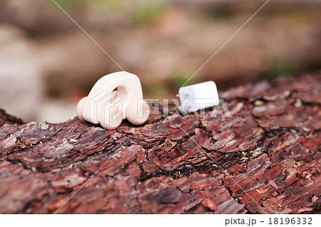 コンセントプラグと自動車のオモチャ 18196332