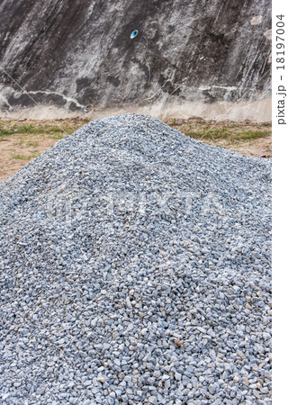 Pile of construction rock Pile of construction rock 18197004