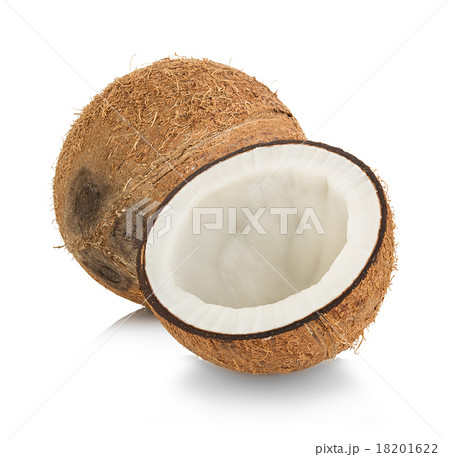 Coconuts isolated on white background 18201622