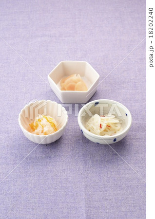 甘酢漬け3種、生姜甘酢漬け・なます・酢ばす 18202240