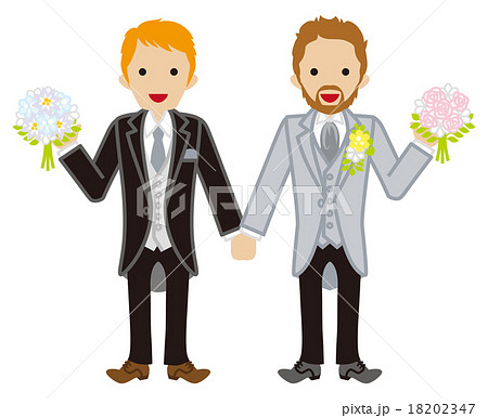 同性婚-ゲイカップル-赤毛 同性婚-ゲイカップル-赤毛 18202347