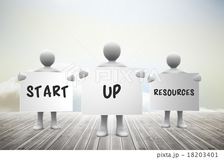 Composite image of start up resources 18203401