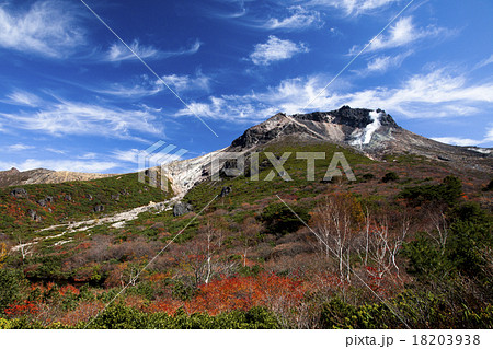 晩秋の茶臼 18203938