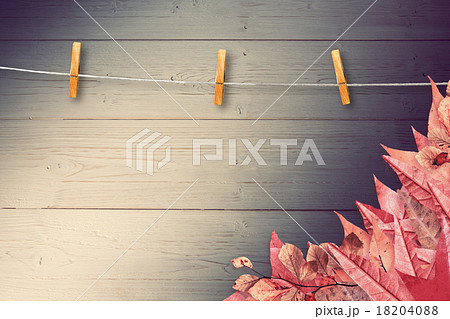 Composite image of autumn leaves pattern Composite image of autumn leaves pattern 18204088