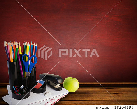 Composite image of school supplies 18204199