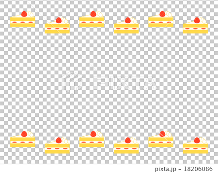 ショートケーキのフレーム 18206086