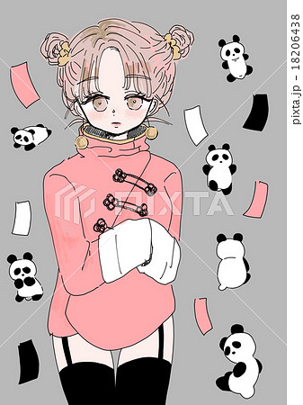 スカート履いていないチャイナガール 18206438