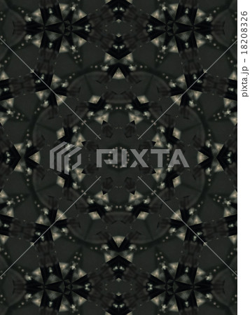 Brown Ethnic pattern. Abstract kaleidoscope 18208326