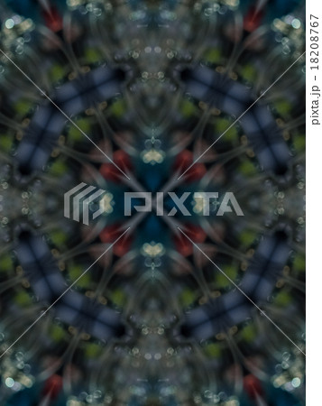 Brown Ethnic pattern. Abstract kaleidoscope 18208767