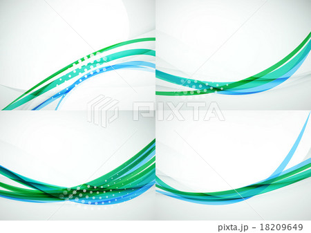 Set of abstract backgrounds. Elegant colorful 18209649