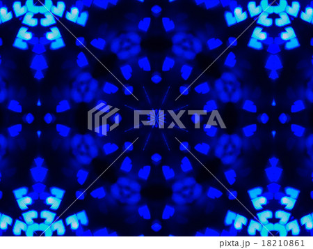 Light blue kaleidoscope backgroundのイラスト素材 [18210861] - PIXTA