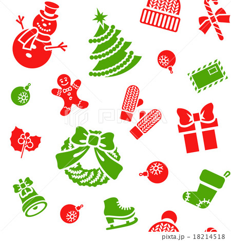 Christmas holiday seamless background pattern 18214518