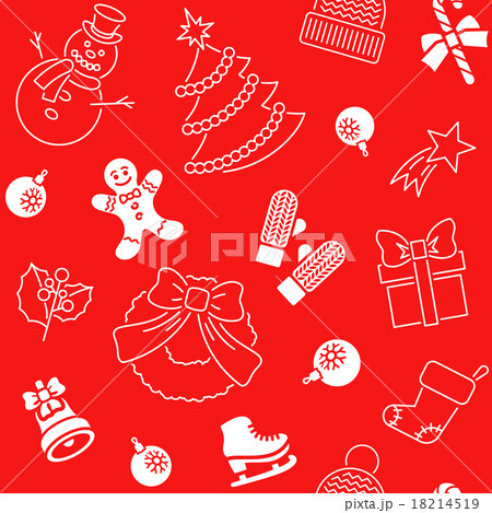 Christmas holiday seamless background pattern 18214519