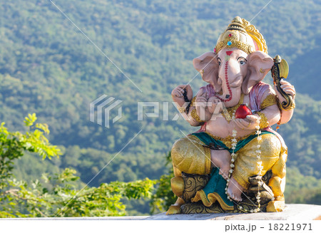 Ganeshi God statue at Thailand Buddhist temple Ganeshi God statue at Thailand Buddhist temple 18221971