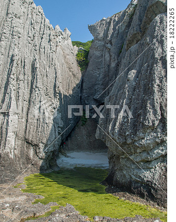 仏ヶ浦 海側から見た極楽浜 仏ヶ浦 海側から見た極楽浜 18222265