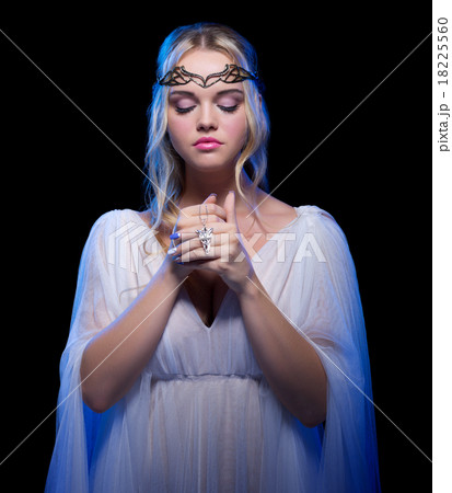 Young elven girl isolated 18225560