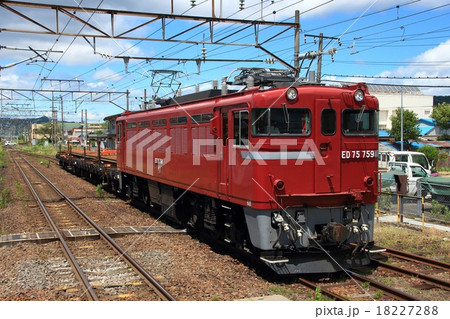 東北本線レール輸送列車(ED75形電気機関車牽引) 東北本線レール輸送列車(ED75形電気機関車牽引) 18227288