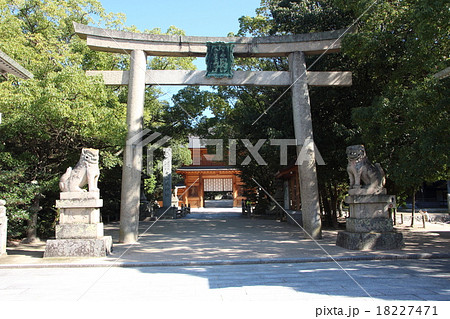大山祇神社：二の鳥居（愛媛県今治市大三島町） 18227471