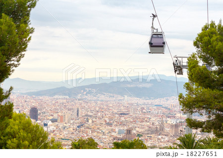 Barcelona. Cableway. 18227651