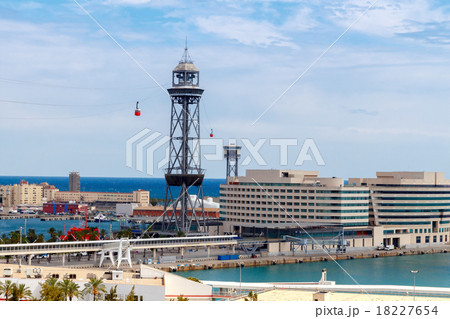 Barcelona. Cableway. 18227654