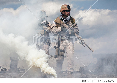 Navy SEALs in action  18227875