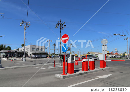 Paid parking for cars in the center of Moscow Paid parking for cars in the center of Moscow 18228850
