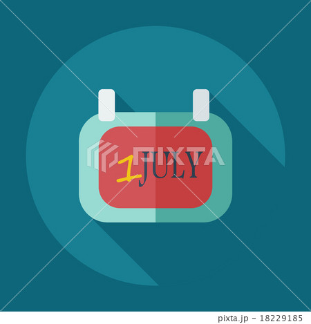 Flat modern design with shadow icons July 1 18229185