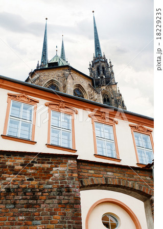 town wall and Cathedral of St Peter and Paul, Brno town wall and Cathedral of St Peter and Paul, Brno 18229235