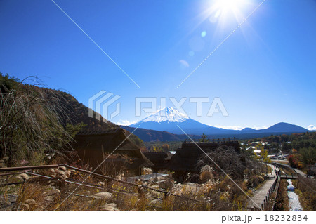 富士山と秋景色 18232834