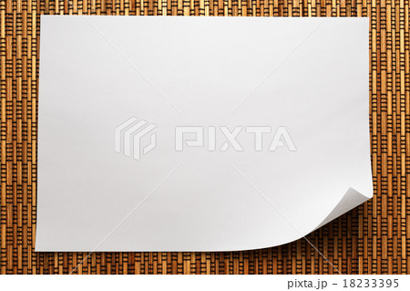 Blank white piece of paper Blank white piece of paper 18233395