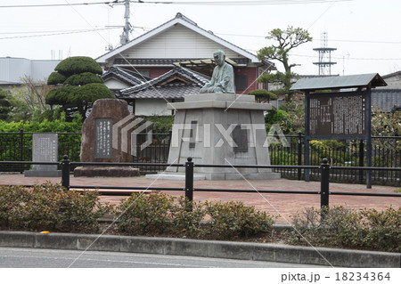 賴山陽先生の像　竹原市重要伝統的建造物群保存地区 18234364