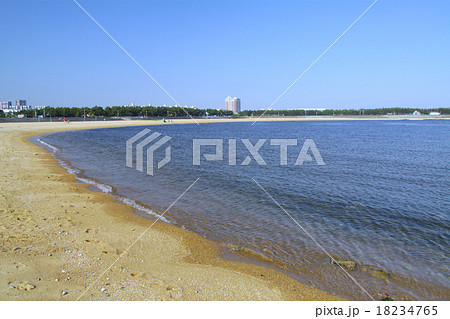 芦屋浜 潮芦屋ビーチ 人工海浜 兵庫県芦屋市の写真素材