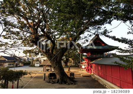 観光名所 久留米北野天満宮の写真素材 1360