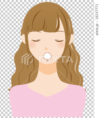 Woman with closed eyes Woman with closed eyes 18237771