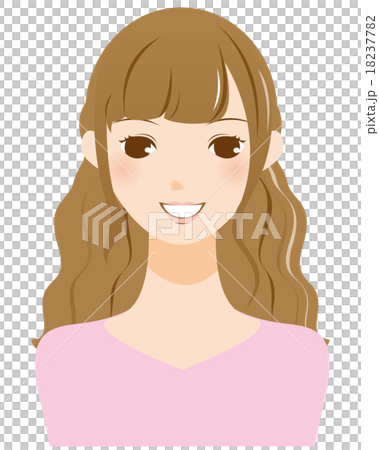 笑顔の女性 18237782