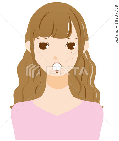 ニキビに悩む女性 18237789