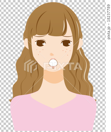 ニキビに悩む女性 18237789