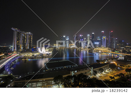 シンガポールの夜景 シンガポールの夜景 18239142