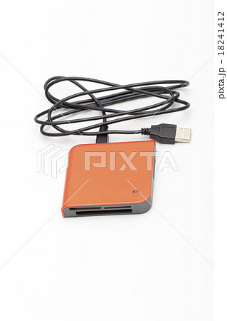 card reader on the white background card reader on the white background 18241412