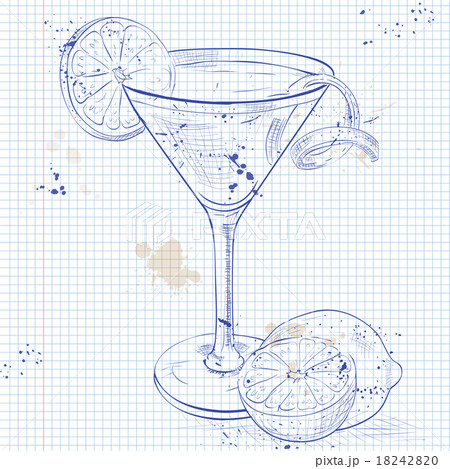 Cosmopolitan on a notebook page 18242820